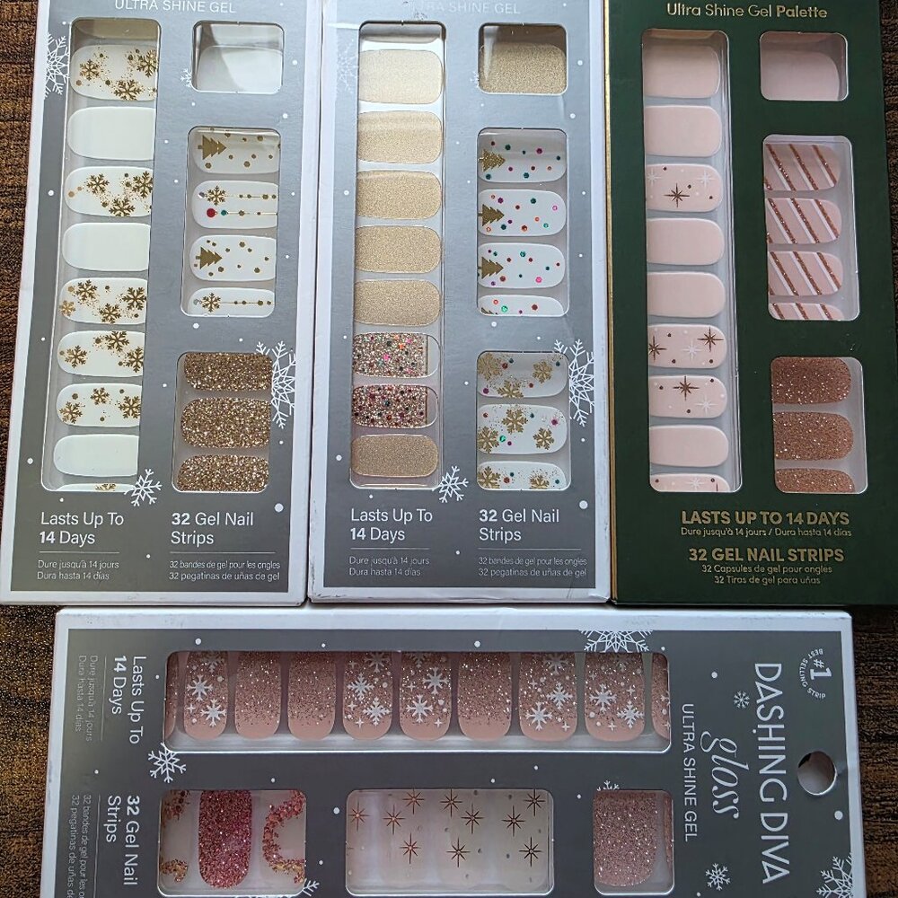 Dashing Diva Gel nail Strips Holiday